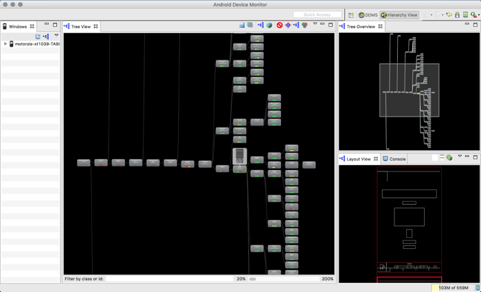 Android tools - HierarchyViewer