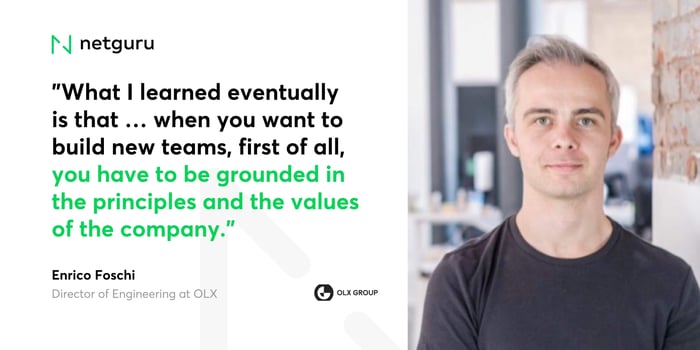 OLX Enrico Foschi on building teams