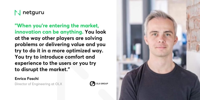 OLX Enrico Foschi on entering the market
