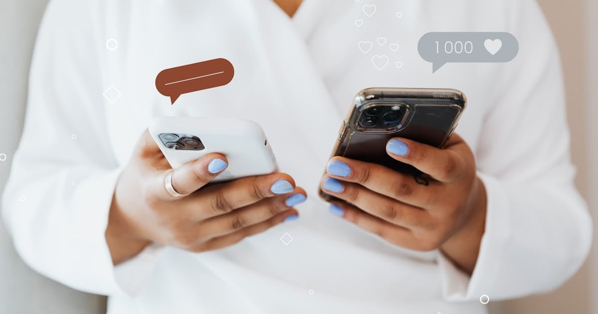 messaging app notification likes