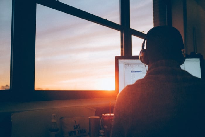work remotely
