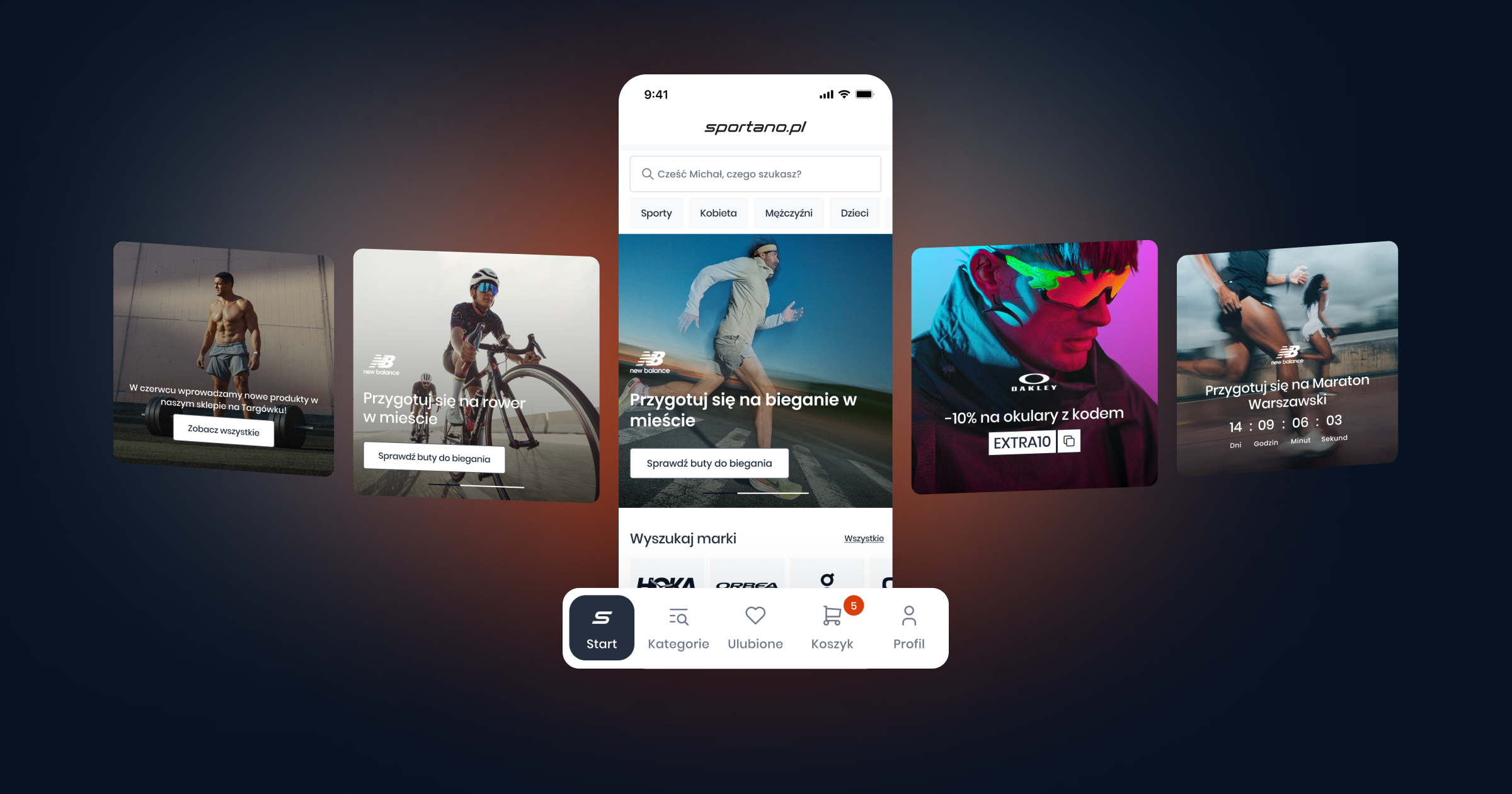 Schermata Principale dell App Sportuna